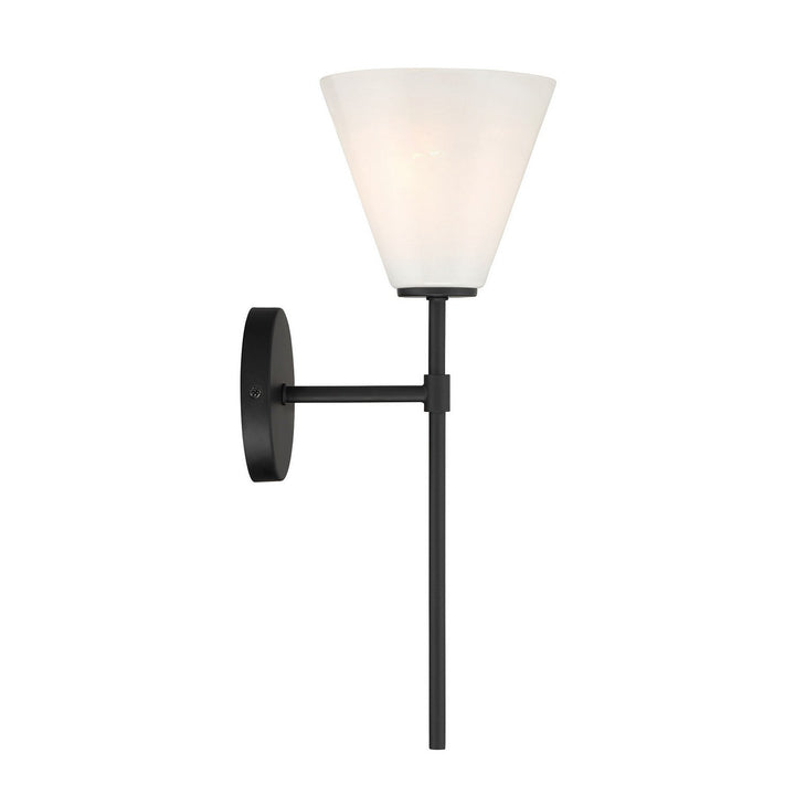 Blair One Light Wall Sconce in Matte Black Savoy House