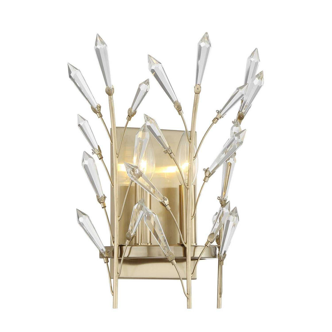 Orianna Two Light Wall Sconce in Noble Brass Savoy House