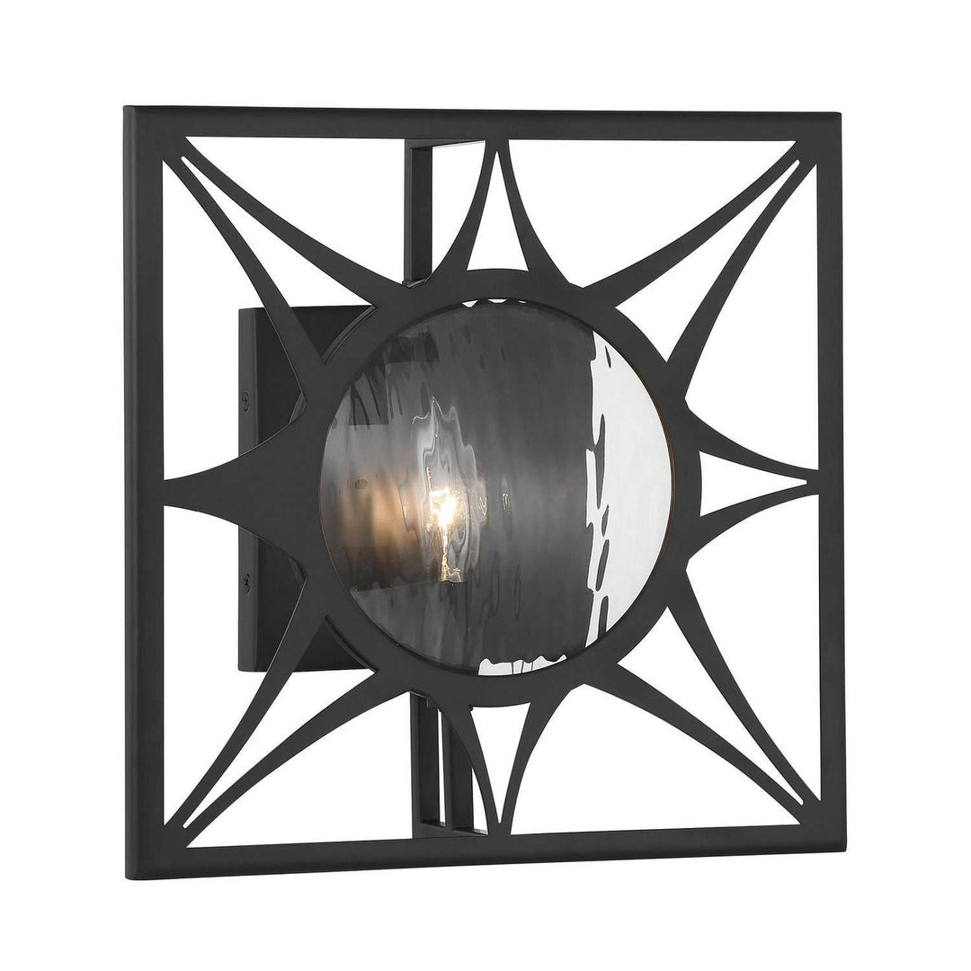 Balfour One Light Wall Sconce in Matte Black Savoy House