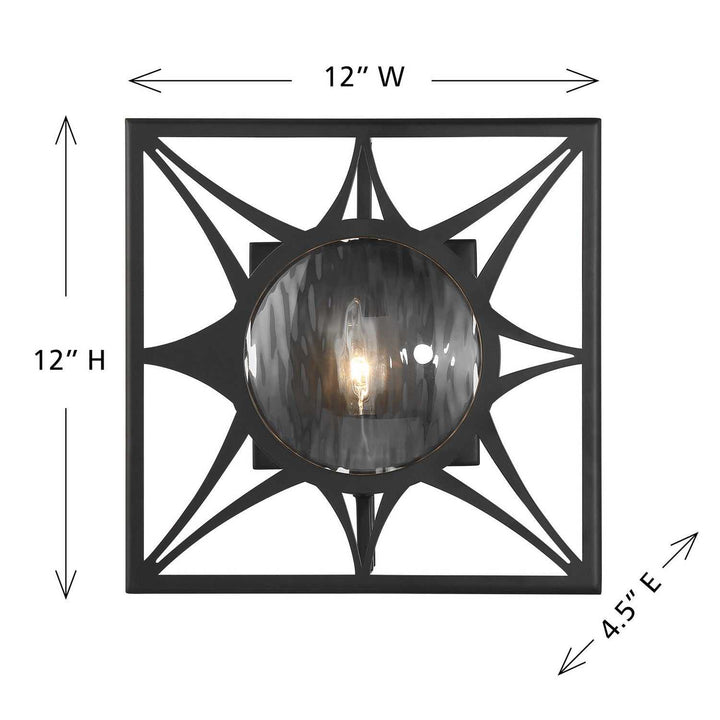 Balfour One Light Wall Sconce in Matte Black Savoy House