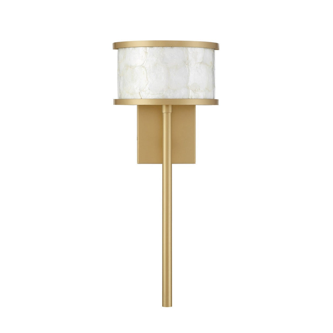 Mariquita One Light Wall Sconce in Spun Gold Savoy House