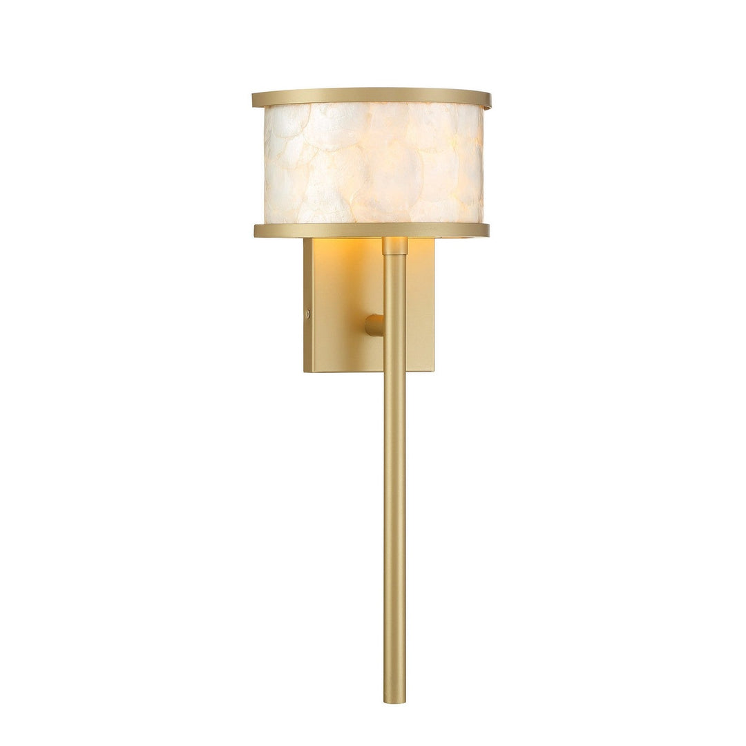 Mariquita One Light Wall Sconce in Spun Gold Savoy House