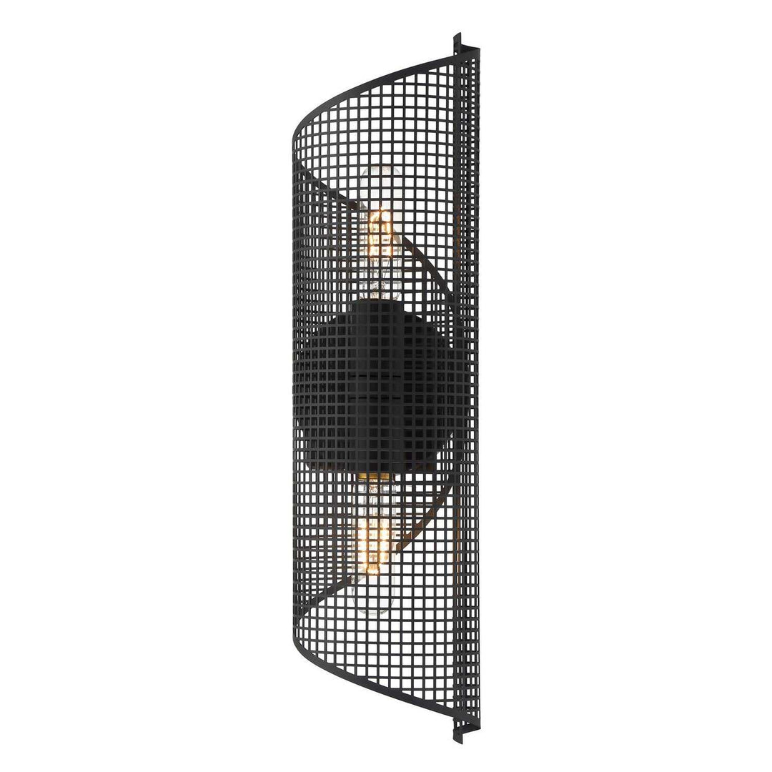Hillbourne Two Light Wall Sconce in Matte Black Savoy House