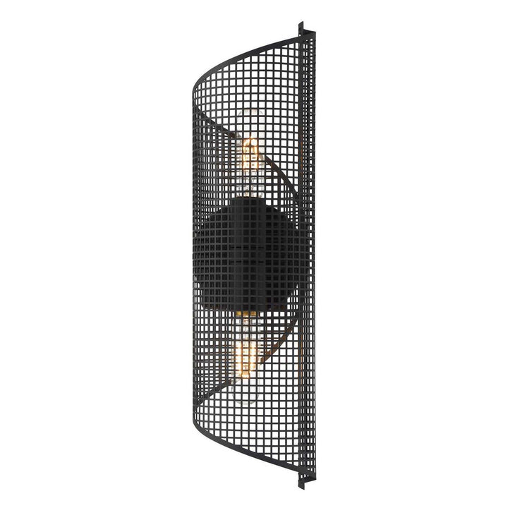 Hillbourne Two Light Wall Sconce in Matte Black Savoy House