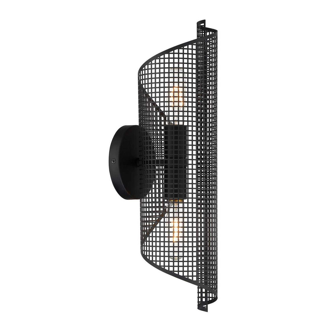 Hillbourne Two Light Wall Sconce in Matte Black Savoy House