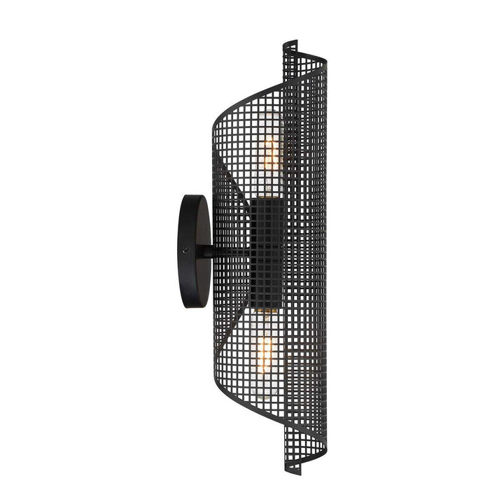 Hillbourne Two Light Wall Sconce in Matte Black Savoy House