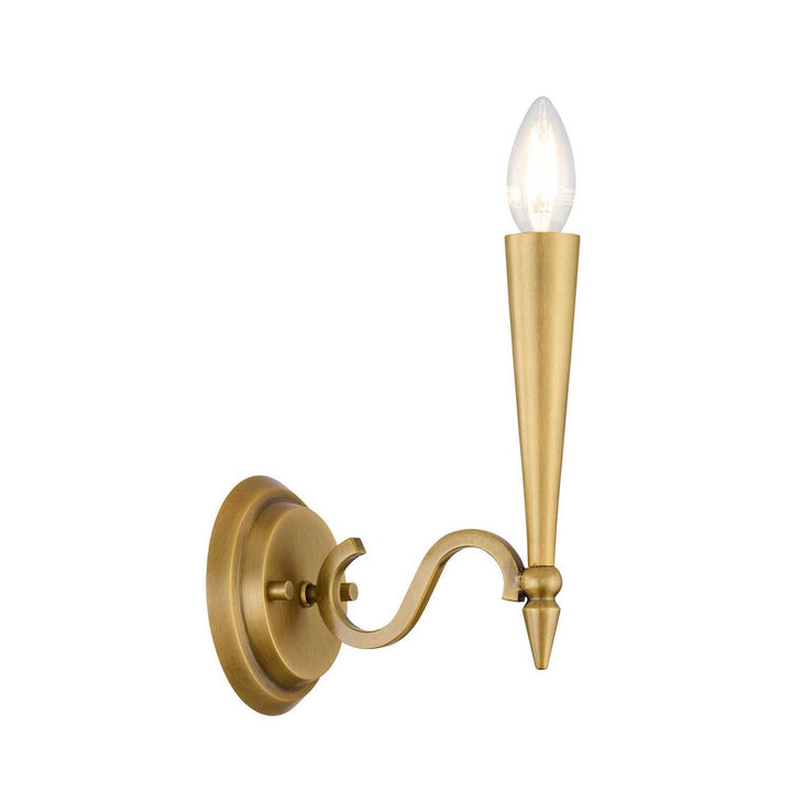 Tremont One Light Wall Sconce in Riviera Brass Savoy House