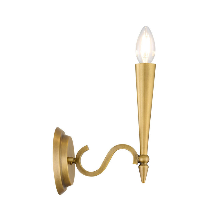 Tremont One Light Wall Sconce in Riviera Brass Savoy House