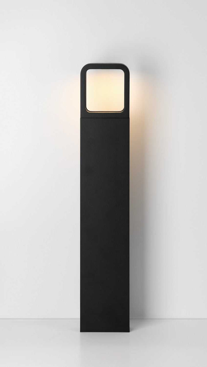 Rion LED Bollard in Black Eurofase Canada