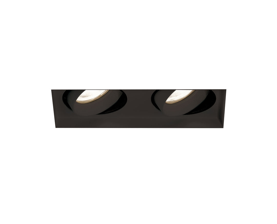 Baby Tango LED Recessed Multiple in Black Eurofase Canada