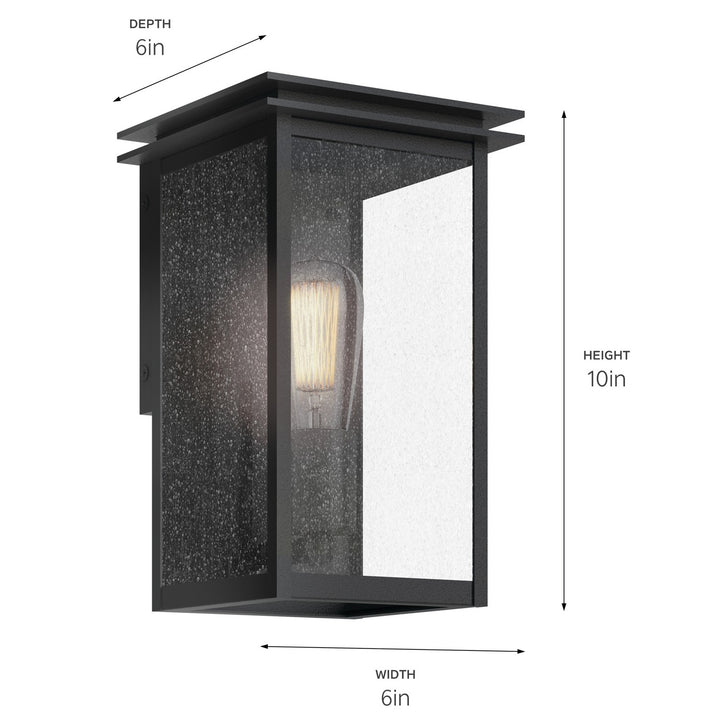Kichler Canada - 59540BKT - One Light Outdoor Wall Mount - Arkville - Textured Black