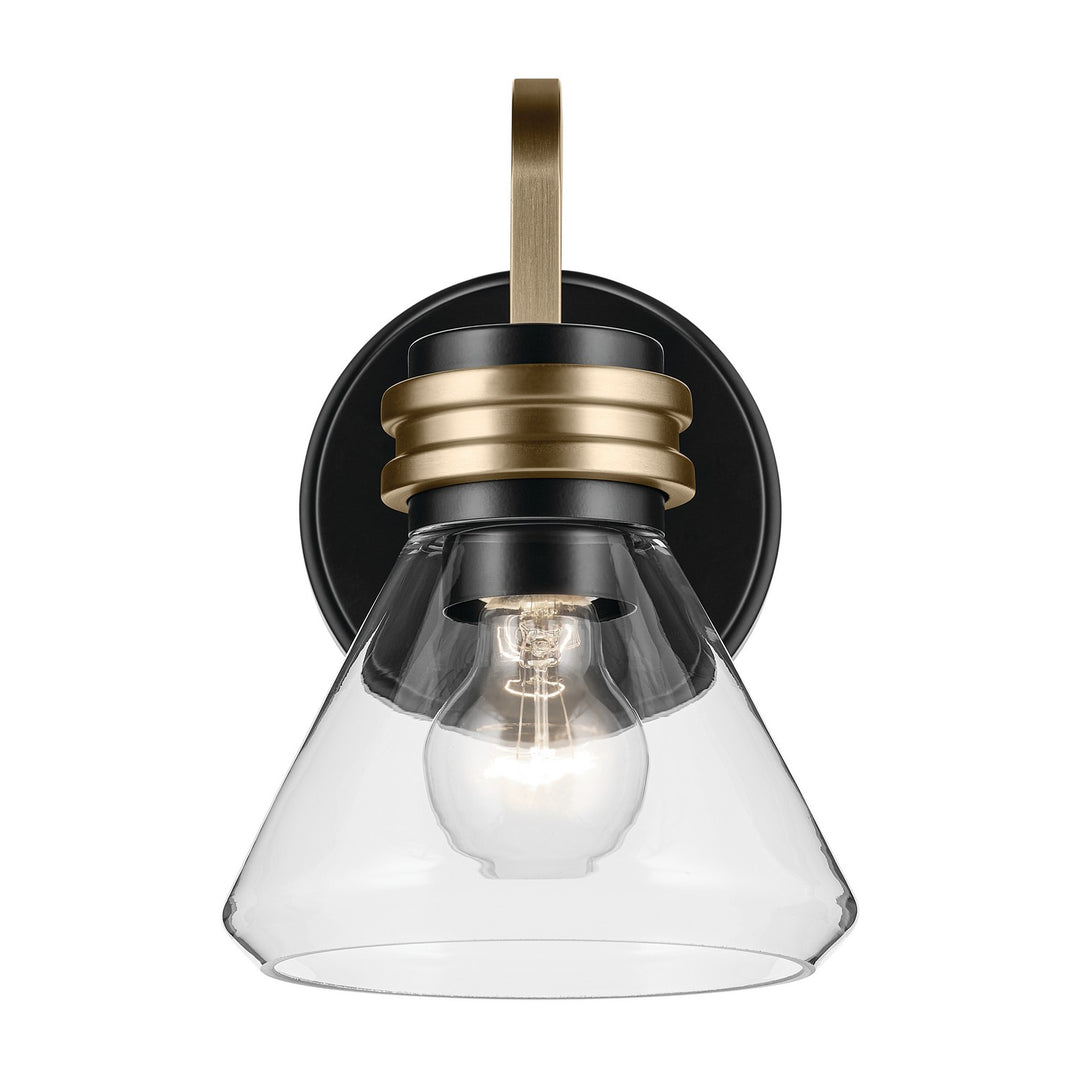 Kichler Canada - 55153BKCLR - One Light Wall Sconce - Farum - Black