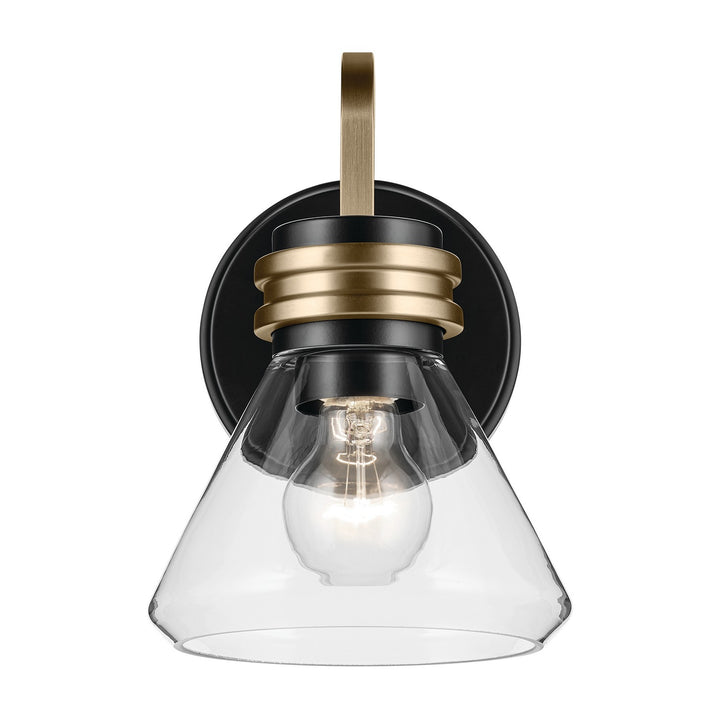 Kichler Canada - 55153BKCLR - One Light Wall Sconce - Farum - Black