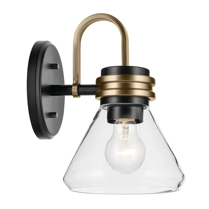 Kichler Canada - 55153BKCLR - One Light Wall Sconce - Farum - Black