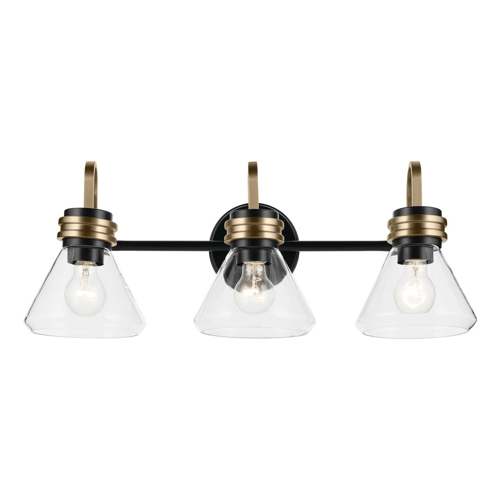 Kichler Canada - 55155BKCLR - Three Light Bath - Farum - Black