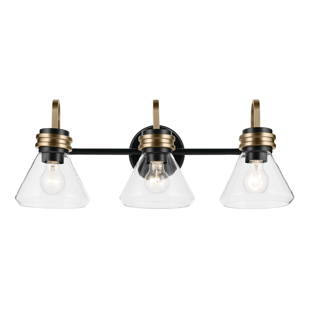 Kichler Canada - 55155BKCLR - Three Light Bath - Farum - Black