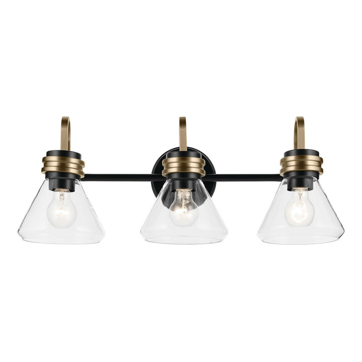 Kichler Canada - 55155BKCLR - Three Light Bath - Farum - Black