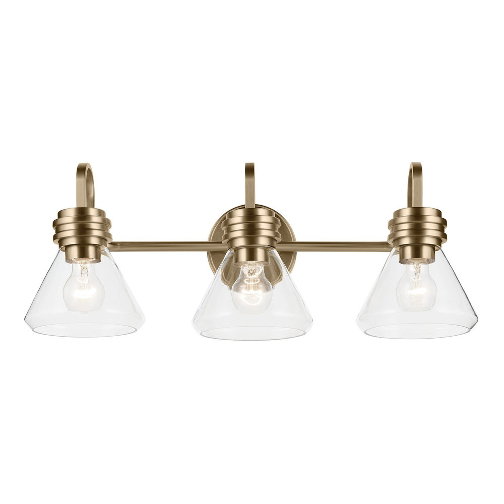 Kichler Canada - 55155CPZCLR - Three Light Bath - Farum - Champagne Bronze