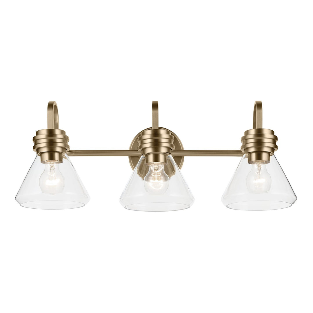 Kichler Canada - 55155CPZCLR - Three Light Bath - Farum - Champagne Bronze