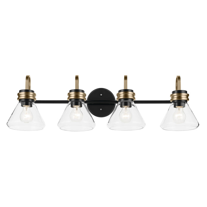 Kichler Canada - 55156BKCLR - Four Light Bath - Farum - Black