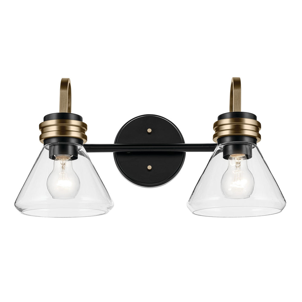 Kichler Canada - 55154BKCLR - Two Light Bath - Farum - Black