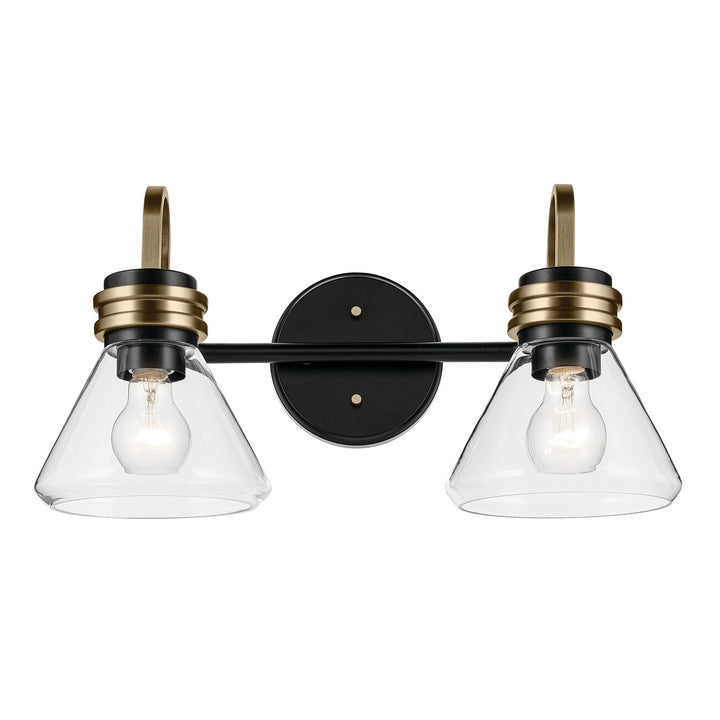 Kichler Canada - 55154BKCLR - Two Light Bath - Farum - Black