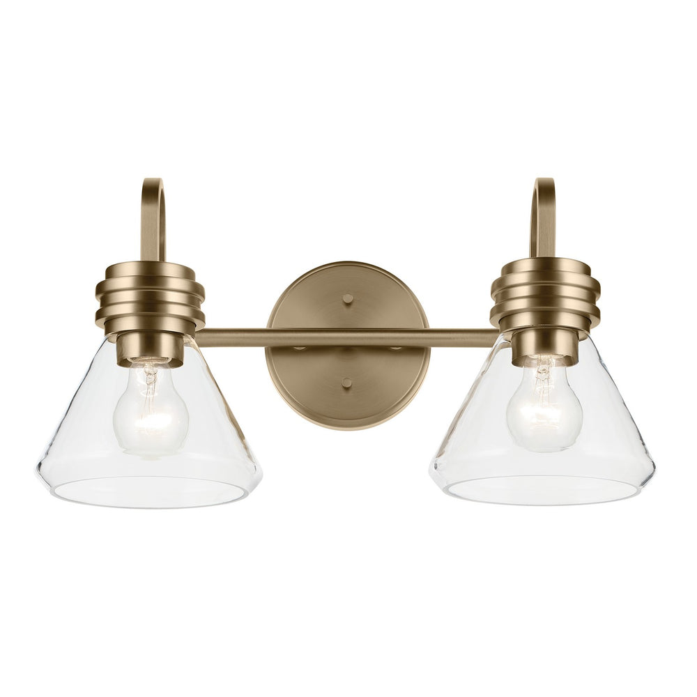 Kichler Canada - 55154CPZCLR - Two Light Bath - Farum - Champagne Bronze