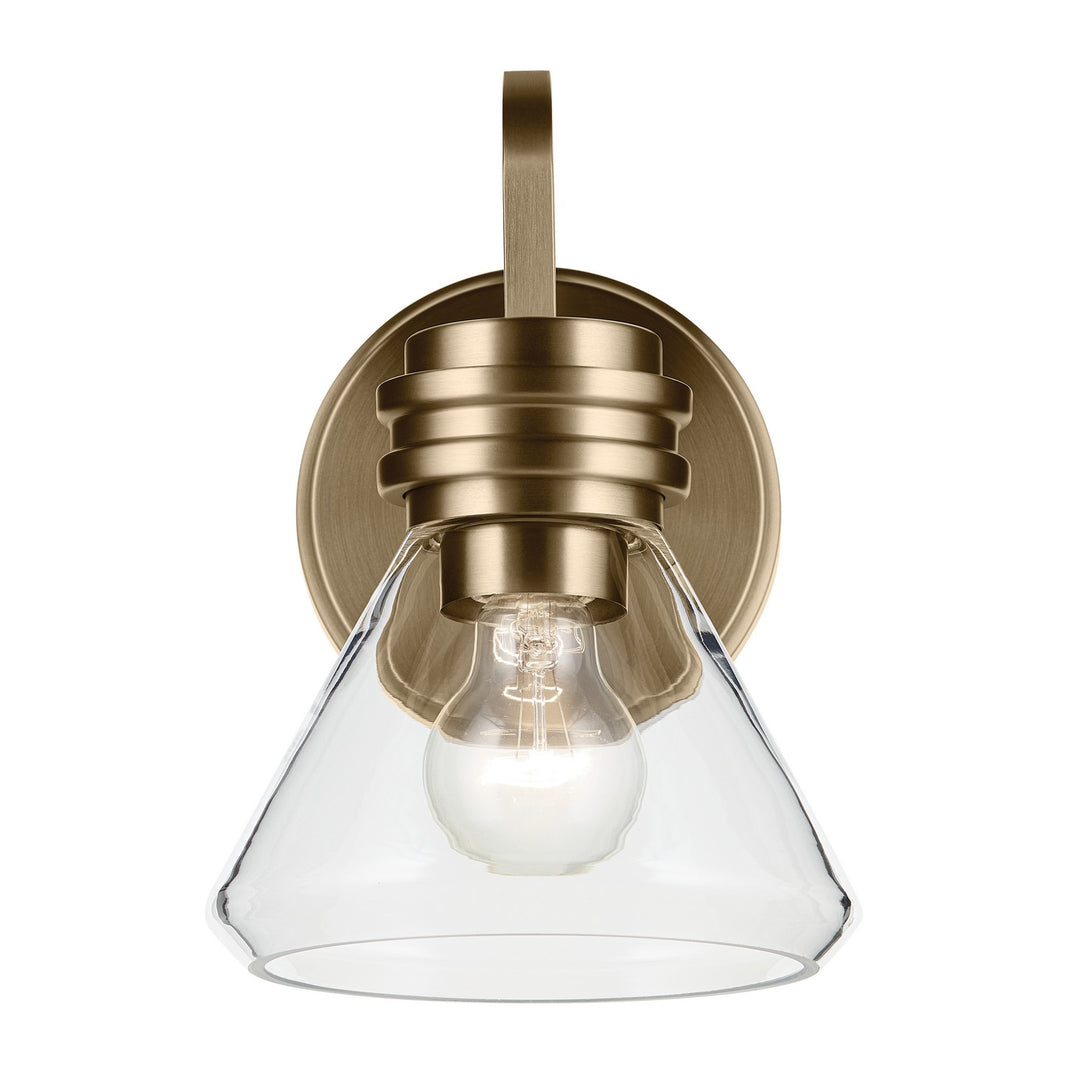 Kichler Canada - 55153CPZCLR - One Light Wall Sconce - Farum - Champagne Bronze