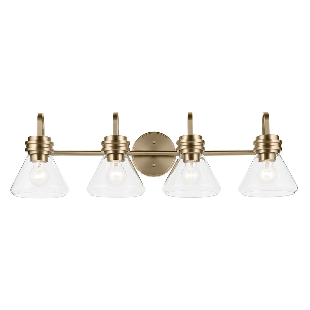 Kichler Canada - 55156CPZCLR - Four Light Bath - Farum - Champagne Bronze