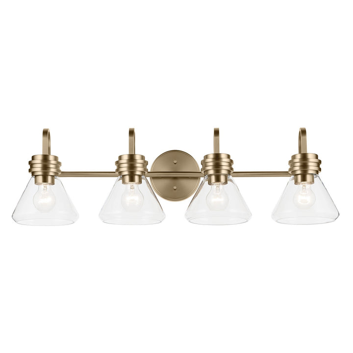 Kichler Canada - 55156CPZCLR - Four Light Bath - Farum - Champagne Bronze