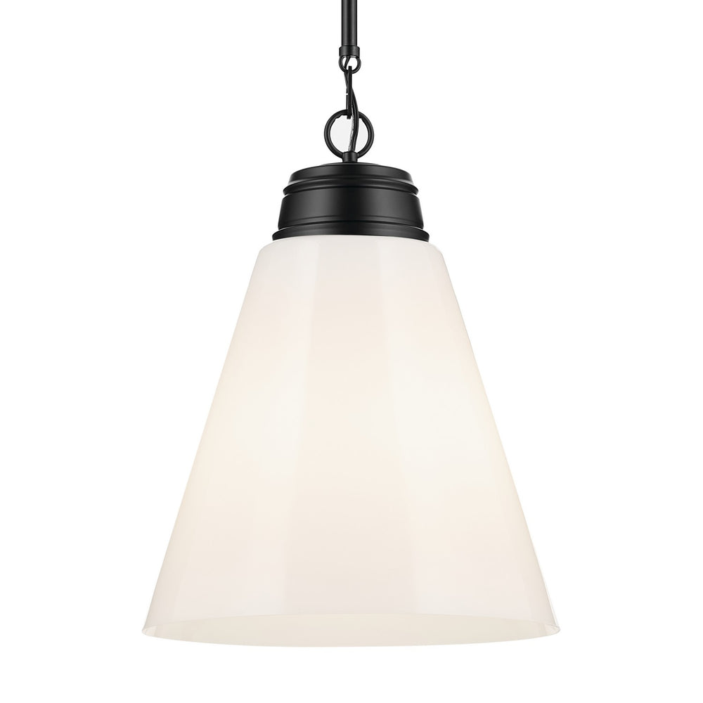 Kichler Canada - 52662BK - One Light Pendant - Marsailli - Black