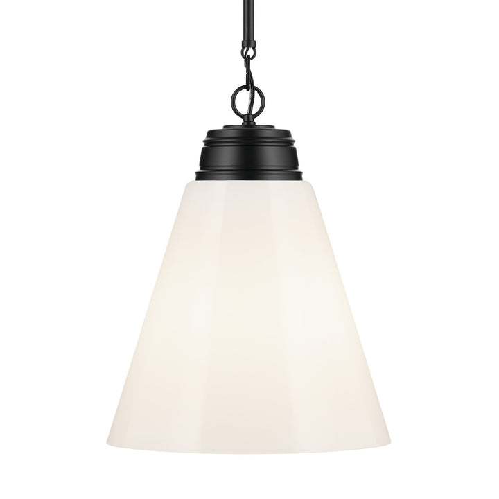 Kichler Canada - 52662BK - One Light Pendant - Marsailli - Black