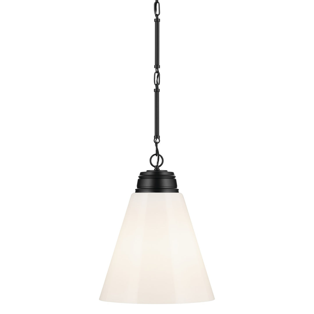 Kichler Canada - 52662BK - One Light Pendant - Marsailli - Black