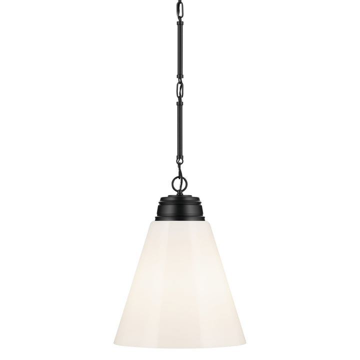 Kichler Canada - 52662BK - One Light Pendant - Marsailli - Black