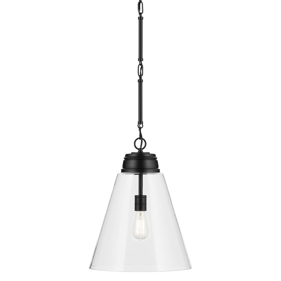 Kichler Canada - 52662BKCLR - One Light Pendant - Marsailli - Black