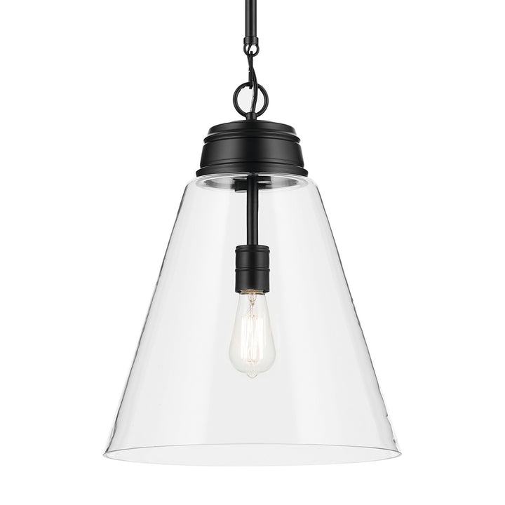 Kichler Canada - 52662BKCLR - One Light Pendant - Marsailli - Black