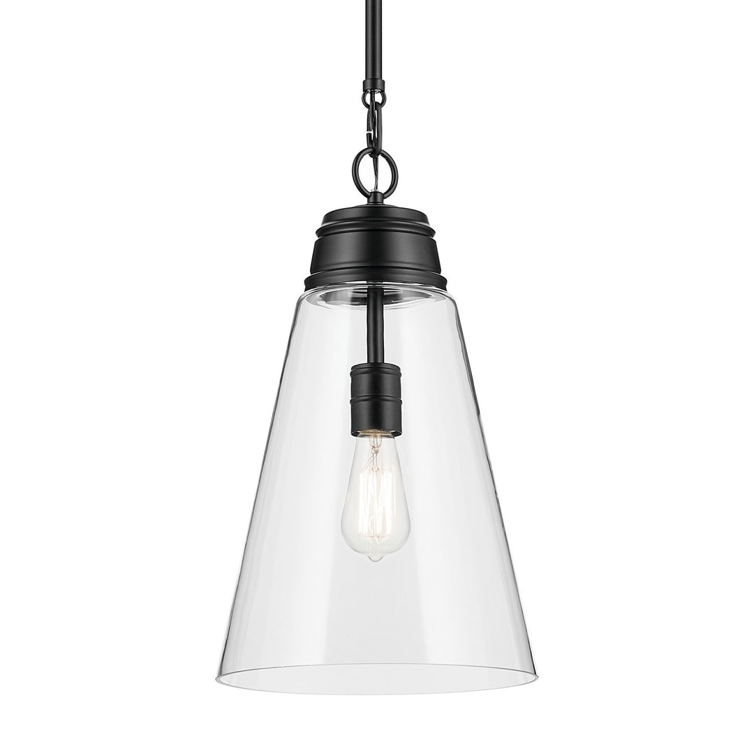 Kichler Canada - 52661BKCLR - One Light Pendant - Marsailli - Black