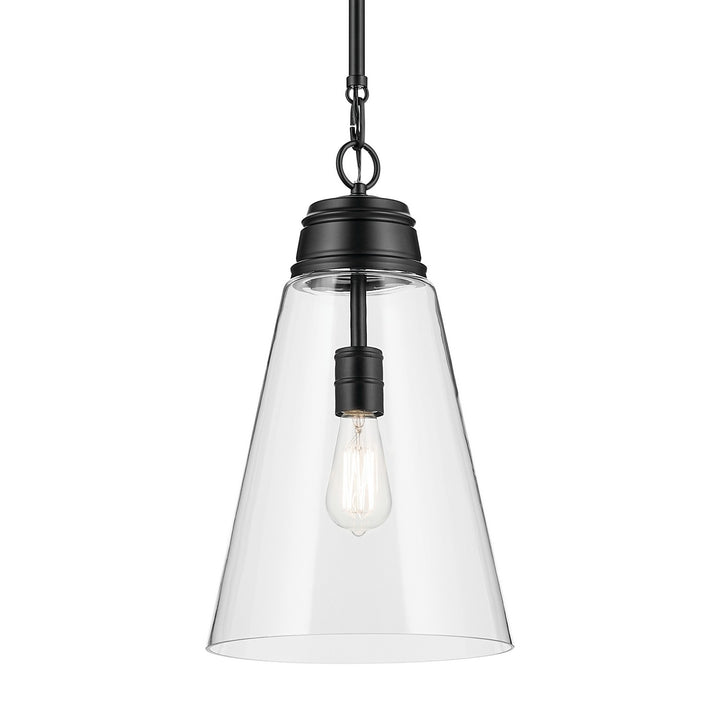 Kichler Canada - 52661BKCLR - One Light Pendant - Marsailli - Black