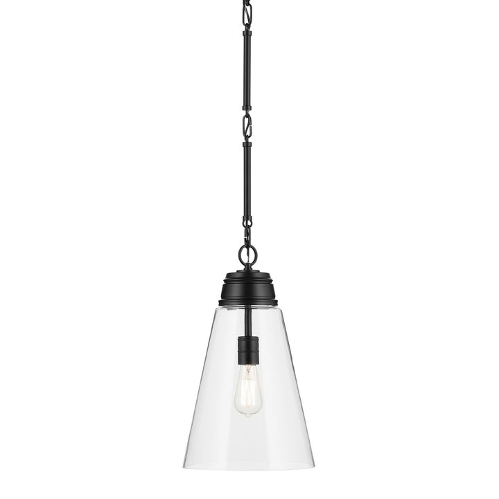 Kichler Canada - 52661BKCLR - One Light Pendant - Marsailli - Black