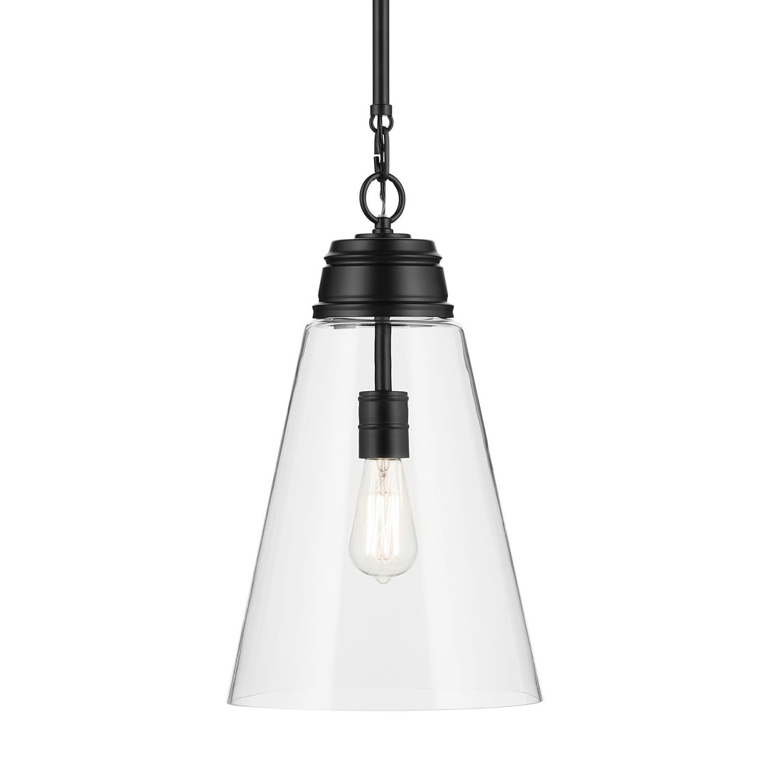 Kichler Canada - 52661BKCLR - One Light Pendant - Marsailli - Black