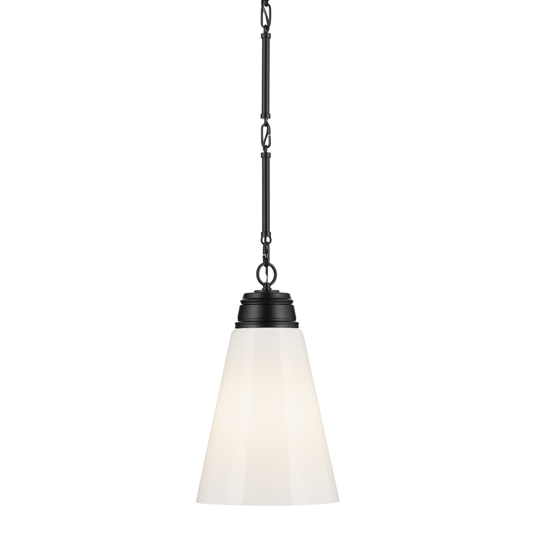 Kichler Canada - 52661BK - One Light Pendant - Marsailli - Black