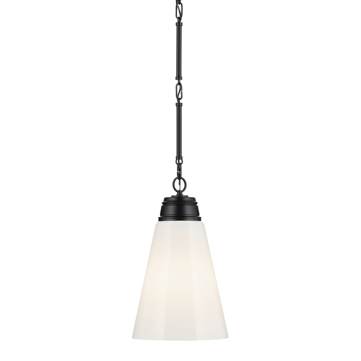 Kichler Canada - 52661BK - One Light Pendant - Marsailli - Black