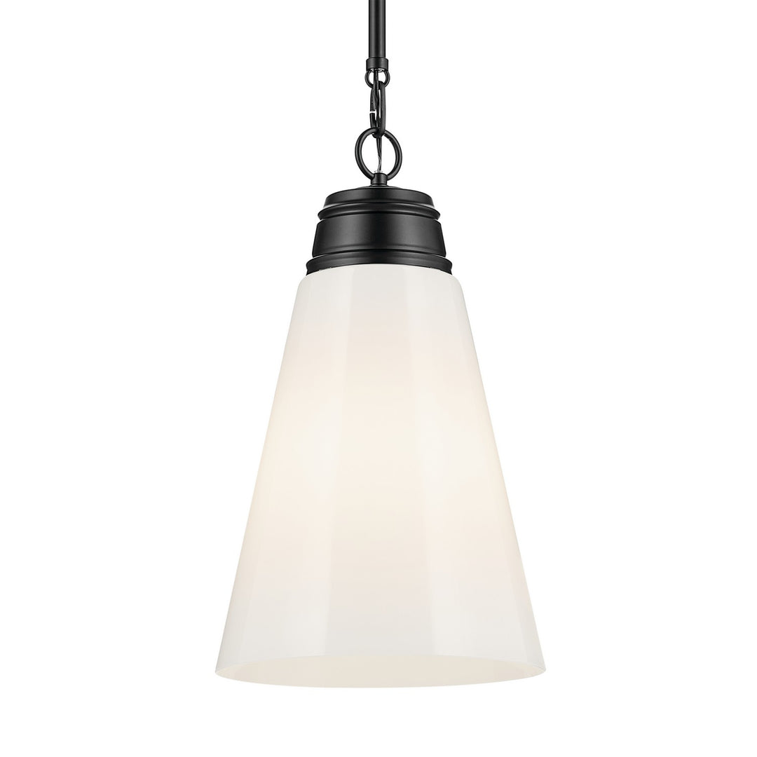Kichler Canada - 52661BK - One Light Pendant - Marsailli - Black
