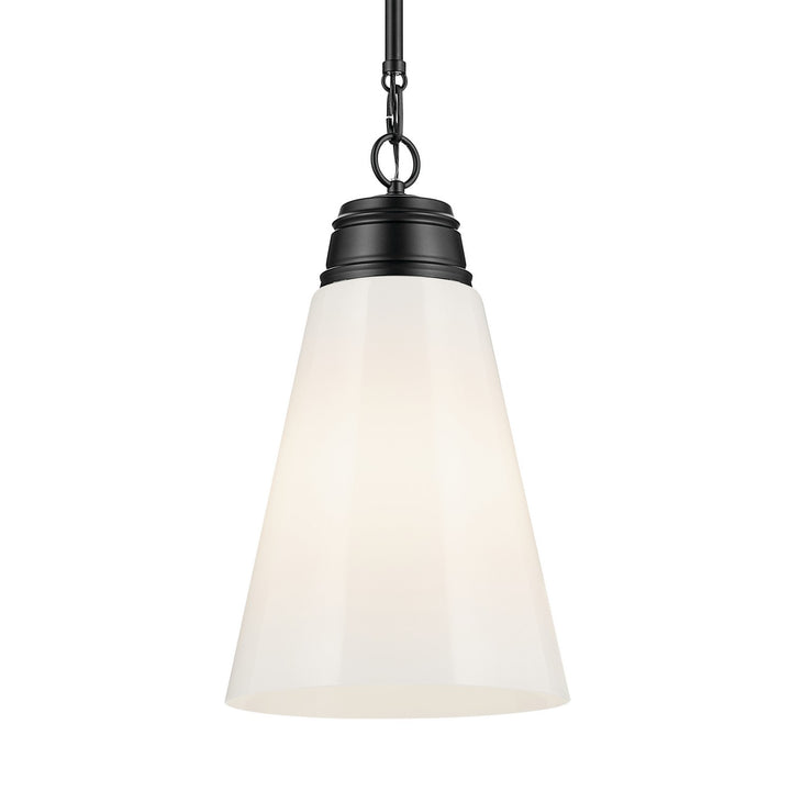 Kichler Canada - 52661BK - One Light Pendant - Marsailli - Black