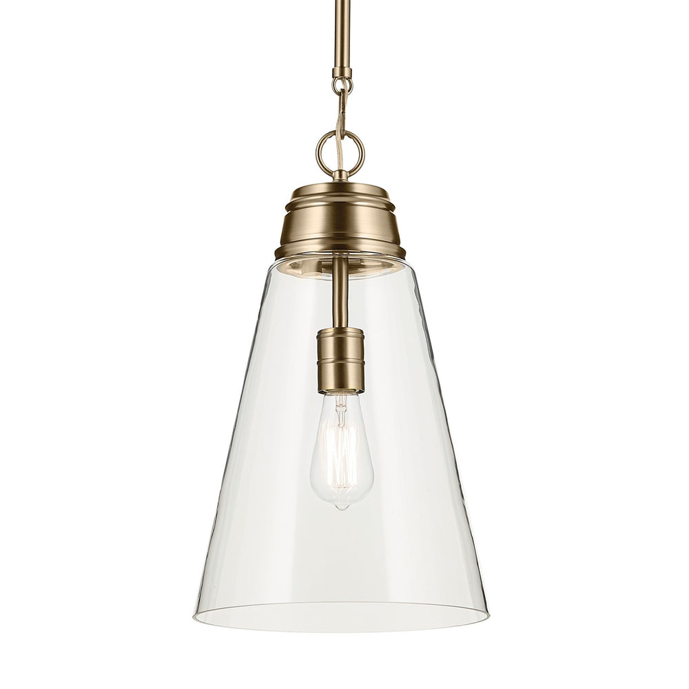 Kichler Canada - 52661CPZCLR - One Light Pendant - Marsailli - Champagne Bronze