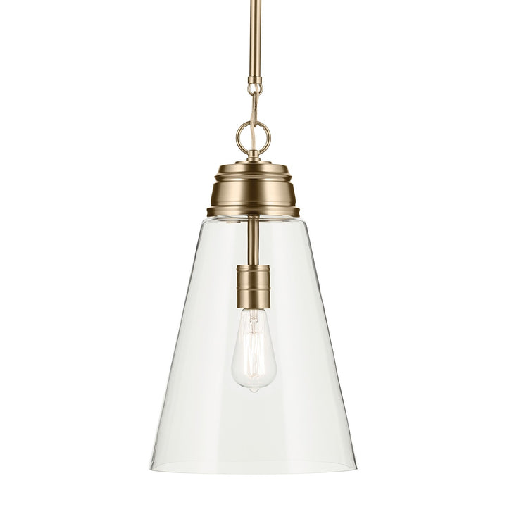 Kichler Canada - 52661CPZCLR - One Light Pendant - Marsailli - Champagne Bronze