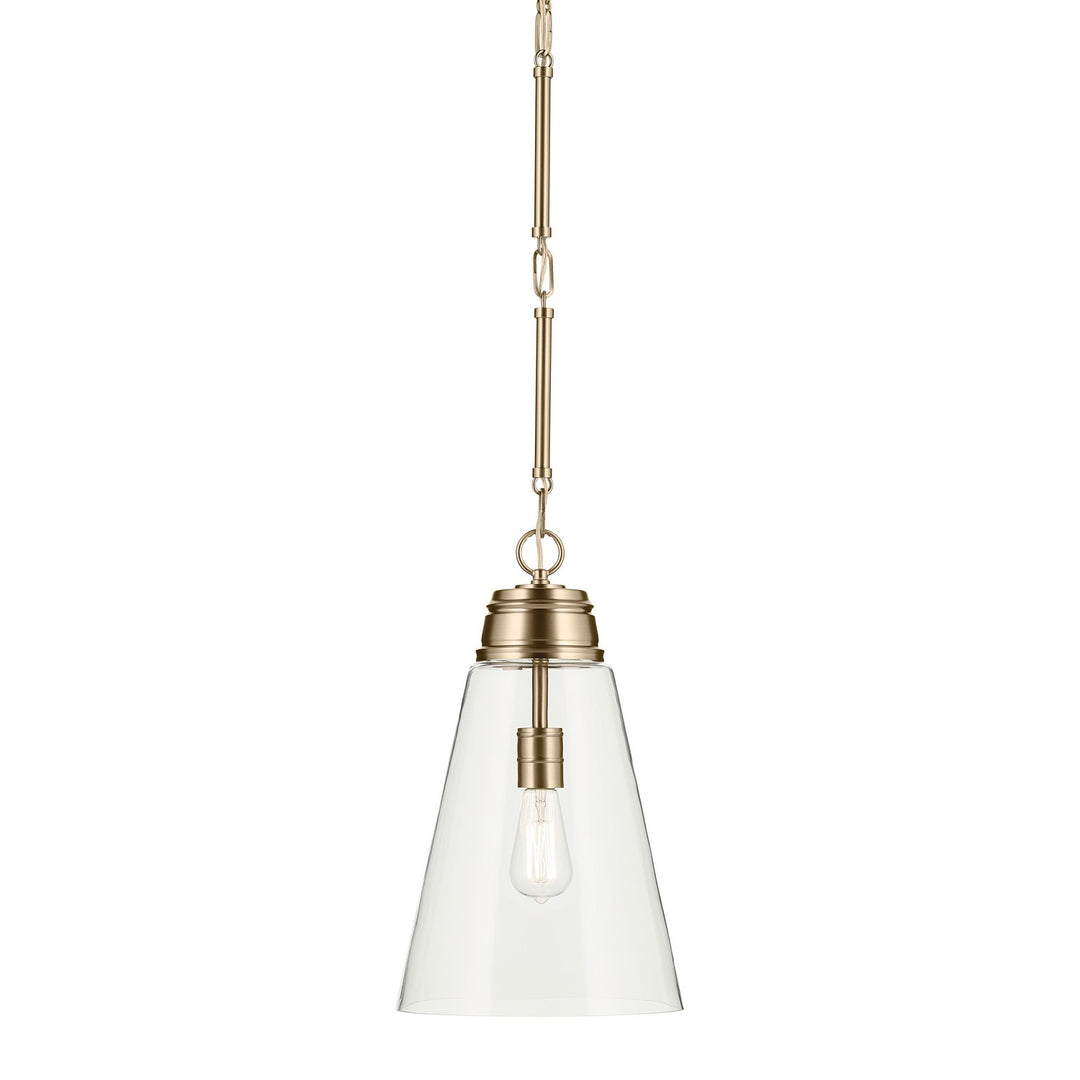 Kichler Canada - 52661CPZCLR - One Light Pendant - Marsailli - Champagne Bronze
