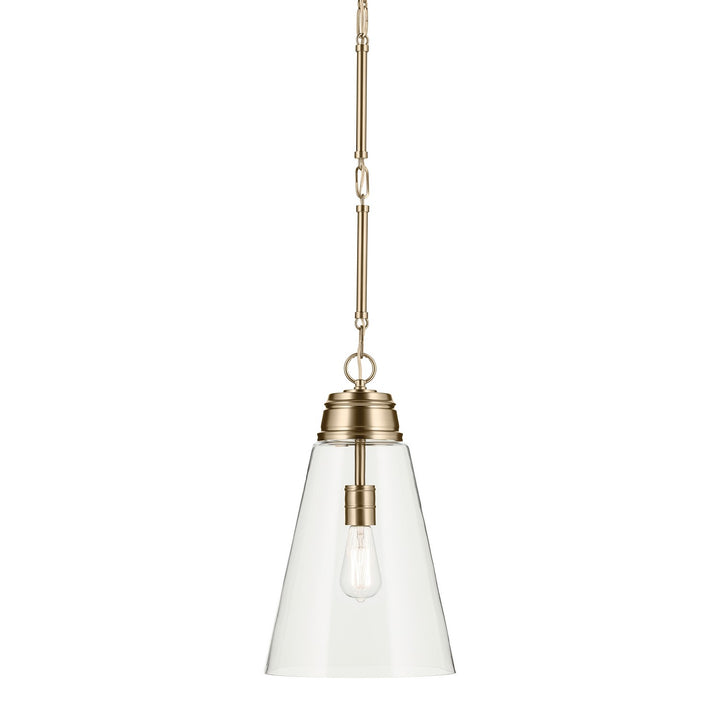Kichler Canada - 52661CPZCLR - One Light Pendant - Marsailli - Champagne Bronze