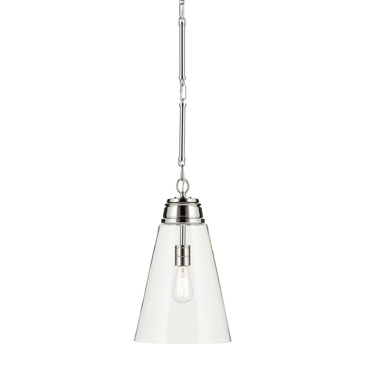 Kichler Canada - 52661PNCLR - One Light Pendant - Marsailli - Polished Nickel