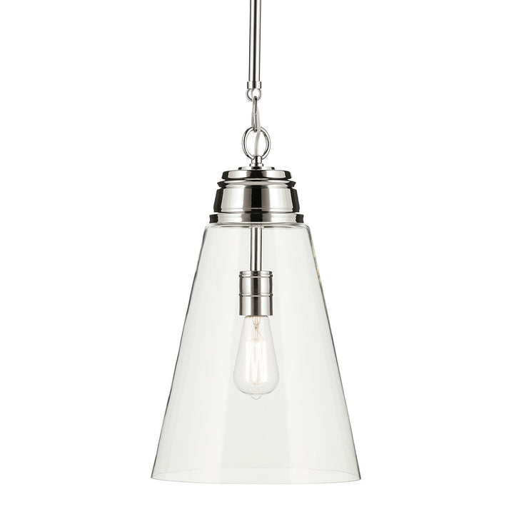 Kichler Canada - 52661PNCLR - One Light Pendant - Marsailli - Polished Nickel